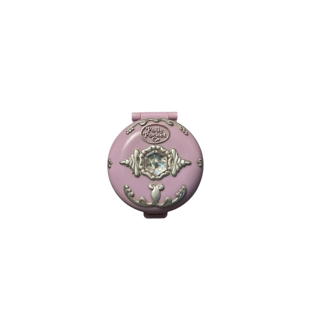 Blue Bird Polly Pocket Compact Toy Pink with Silver Accent